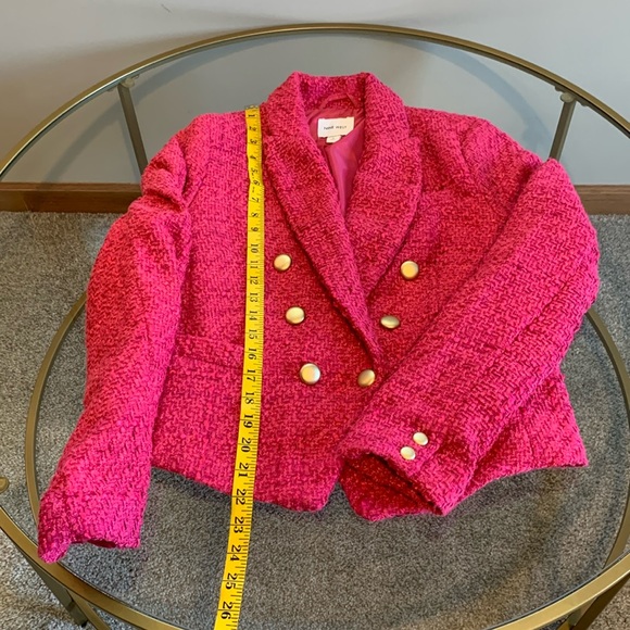 Nine West Double Breasted Tweed Blazer - Picture 12 of 16